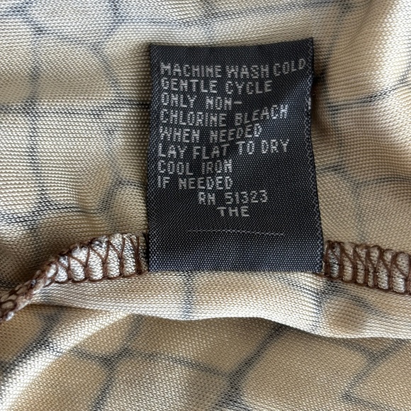 Kenneth Cole Reaction Sheath Dress - Snake Print Size S - Picture 9 of 10